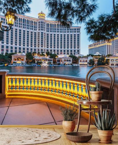 Bellagio Sunset Wall Mural