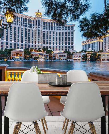 Bellagio Sunset Wall Mural