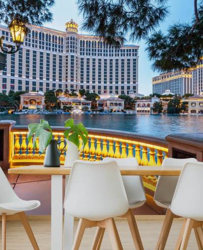 Bellagio Sunset Wall Mural
