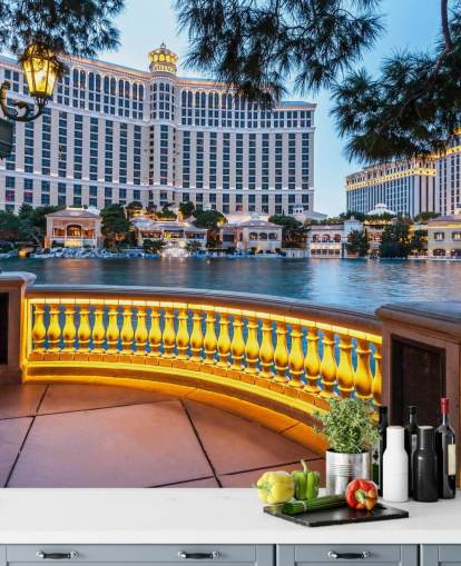 Bellagio Sunset Wall Mural