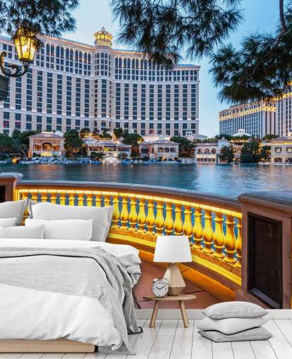 Bellagio Sunset vægmaleri Bellagio Sunset vægmaleri