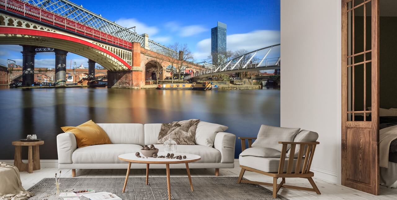 Castlefield Bridges Wall Mural Wallsauce UK