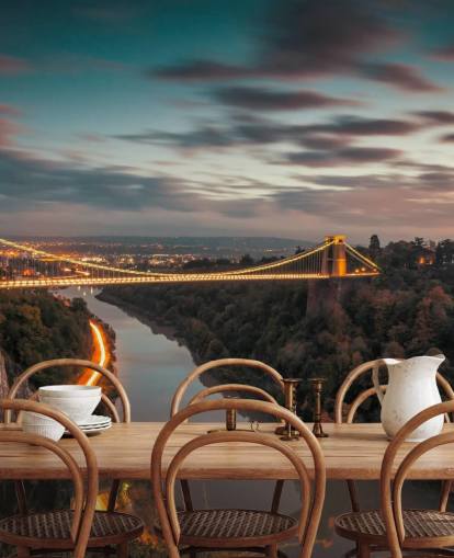 customizable bridge wall mural called Bristol Clifton Suspension Bridge from photographer Anthony Bryant customizable bridge wall mural called Bristol Clifton Suspension Bridge from photographer Anthony Bryant
