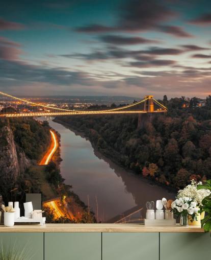 Papel de Parede Ponte Suspensa Bristol Clifton