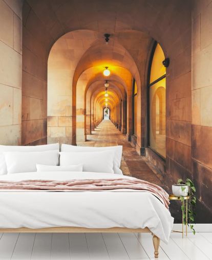 Kirjasto Walk Manchesterin seinämaalaus