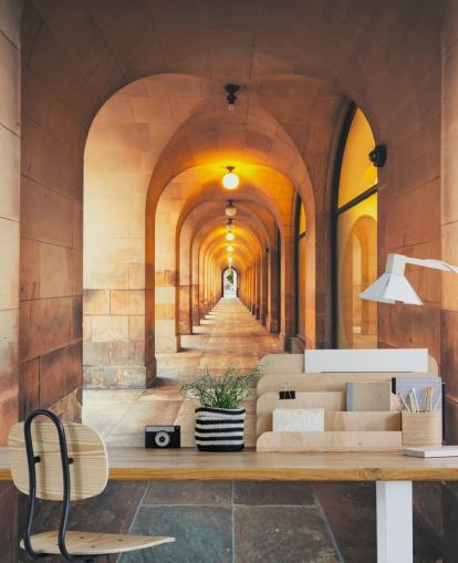 Kirjasto Walk Manchesterin seinämaalaus