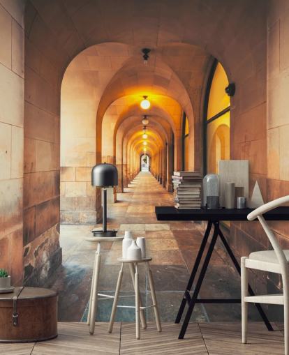 Decorazione murale con Library Walk Manchester