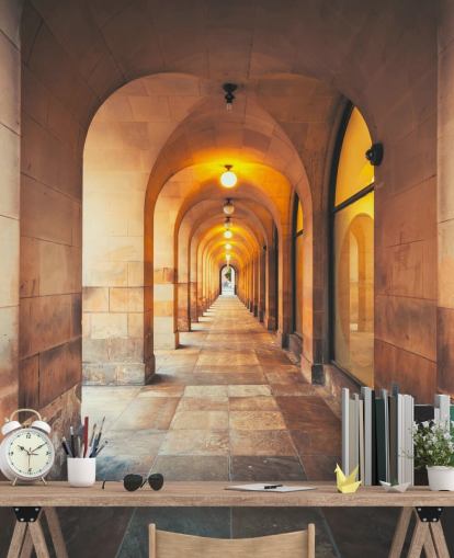 Library Walk Manchester Wall Mural