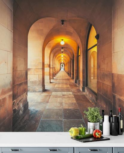 Decorazione murale con Library Walk Manchester