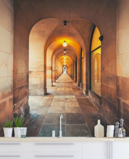 Kirjasto Walk Manchesterin seinämaalaus