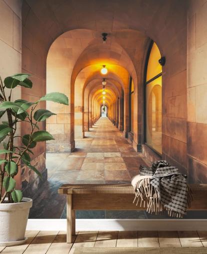 Decorazione murale con Library Walk Manchester