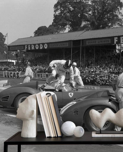 Black and White Vintage Cars Wallpaper