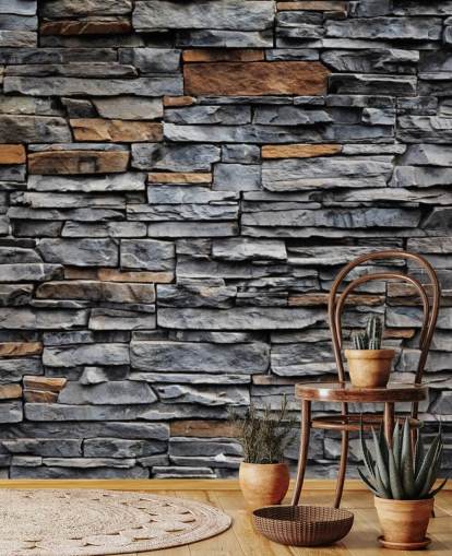 Blue and Brown Stone Wallpaper Blue and Brown Stone Wallpaper