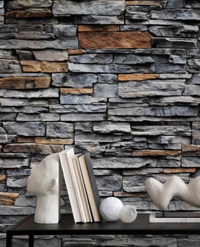 Blue and Brown Stone Wallpaper Blue and Brown Stone Wallpaper