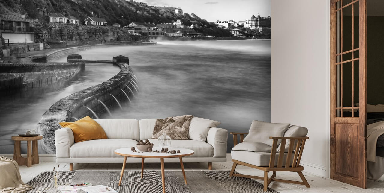 Scarborough Beach Wall Mural Wallpaper Wallsauce US