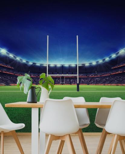 Rugby Pitch at Night Rugby Wallpaper