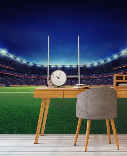 Campo de rugby por la noche Fondo de pantalla de rugby