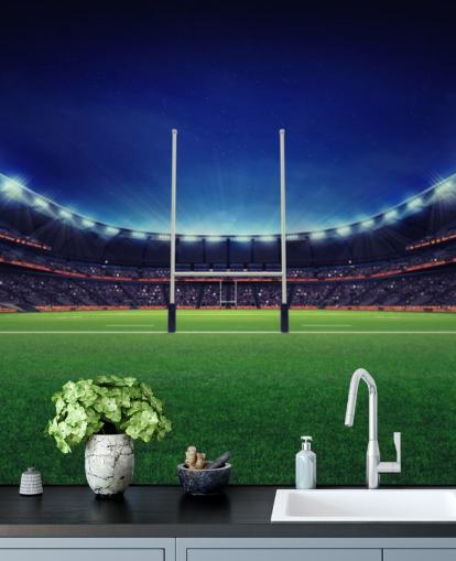 Rugby Pitch at Night Rugby Wallpaper