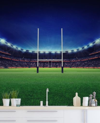 Rugby Pitch at Night Rugby Wallpaper