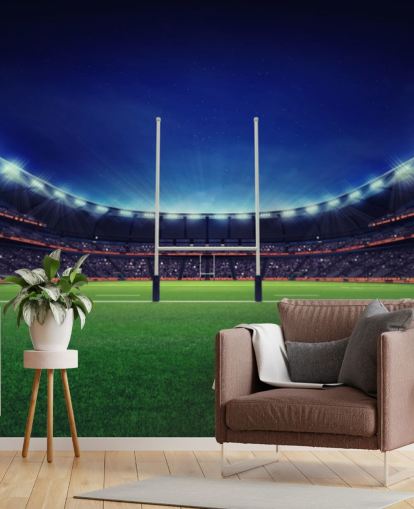 Rugby Pitch at Night Rugby Wallpaper