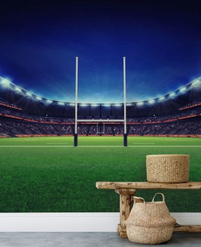Rugby Pitch at Night Rugby Wallpaper