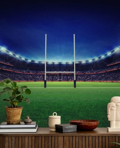 Rugby Pitch at Night Rugby Wallpaper