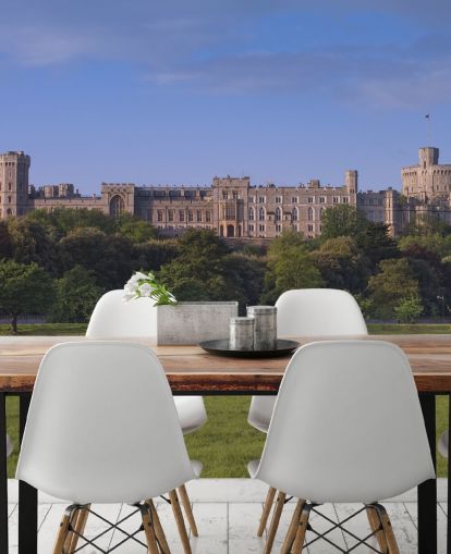 Windsor Castle View fra Field Wallpaper
