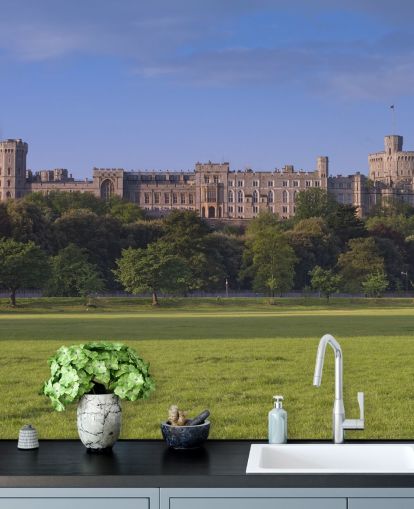Windsor Castle View vanaf veldbehang