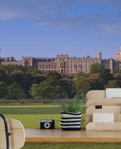 Papel de Parede Vista do Castelo de Windsor