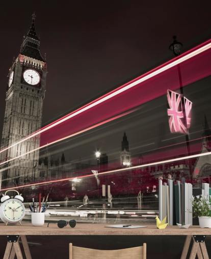 red and dark grey photo of big ben wallpaper