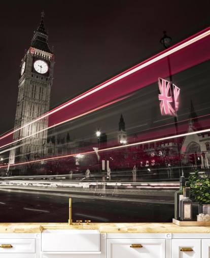 foto rossa e grigio scuro della carta da parati del Big Ben