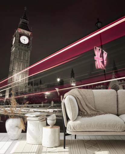 foto rossa e grigio scuro della carta da parati del Big Ben foto rossa e grigio scuro della carta da parati del Big Ben