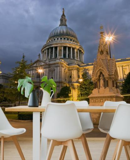 st pauls at night wallpaper