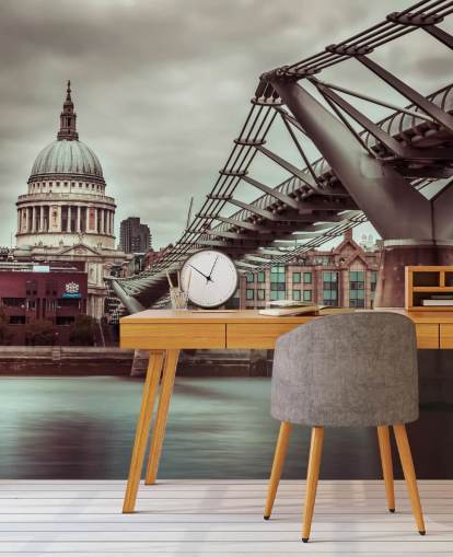 St Pauls-katedralen, Millennium Bridge Bakgrund