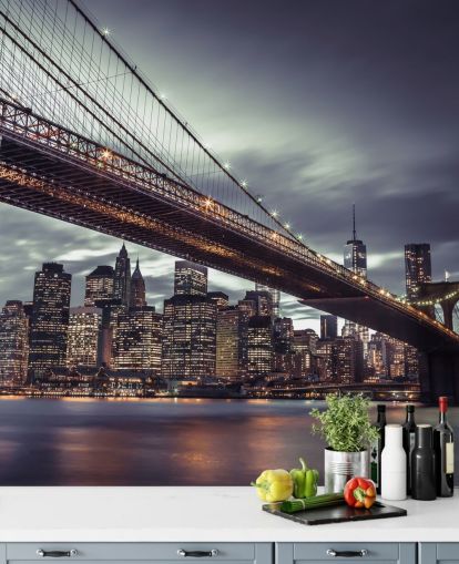 New York Night Behang