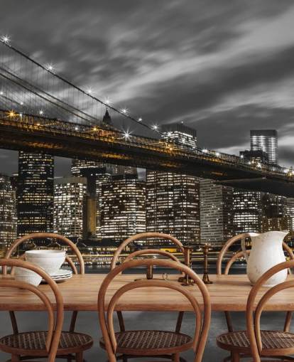 New York Skyline Baggrund