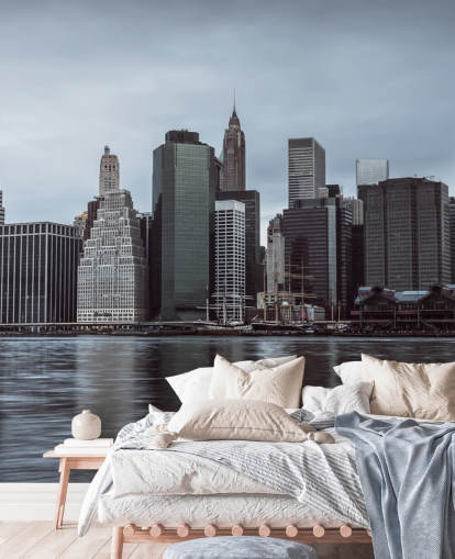 Papier peint matin trouble du Lower Manhattan