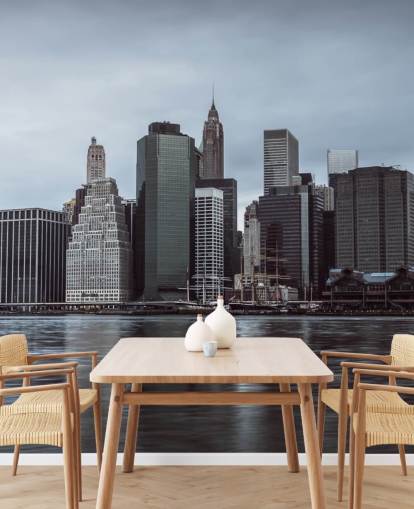 Lower Manhattan Murky Morning Behang