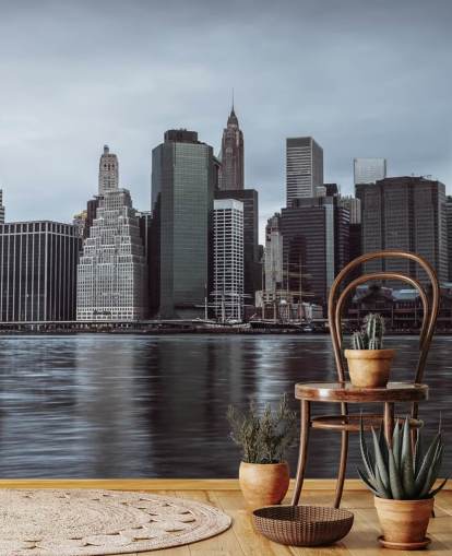 Papel de Parede de Lower Manhattan Murky Morning