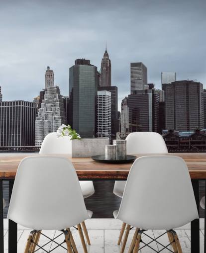 Fondo de pantalla de la mañana turbia del