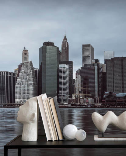 Papel de Parede de Lower Manhattan Murky Morning