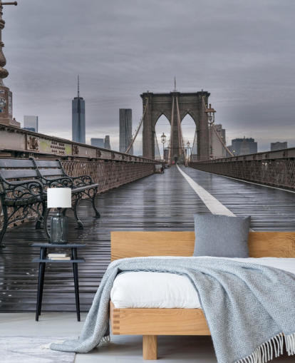 Brooklyn Bridge Pedestrian view Wallpaper Brooklyn Bridge Pedestrian view Wallpaper