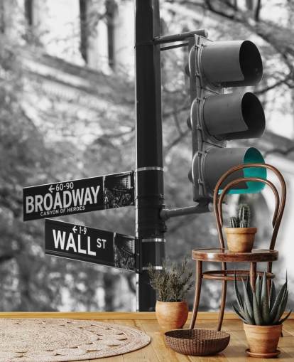 Broadway Veiskilt Bakgrunn Broadway Veiskilt Bakgrunn