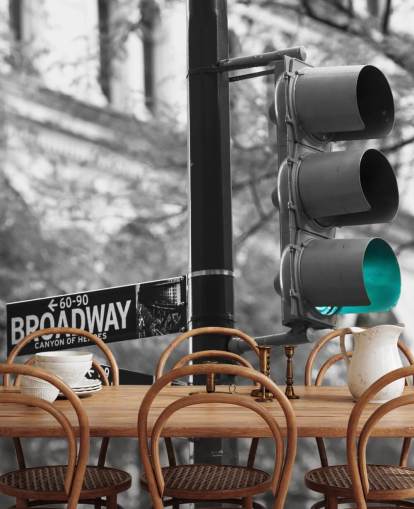 Broadway-Straßenschild Tapete
