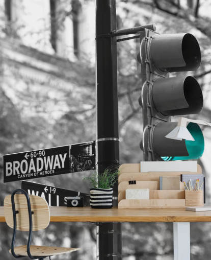 Broadway Road Sign Wallpaper