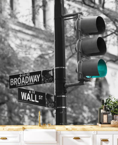 Broadway liikennemerkki Taustakuva