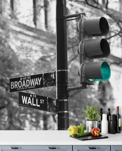 Broadway Veiskilt Bakgrunn