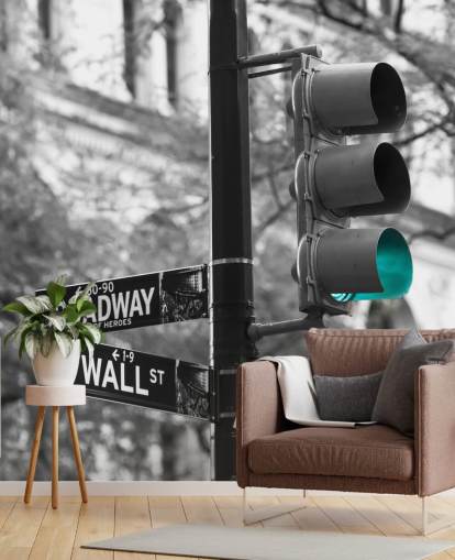 Papel de parede Broadway Road Sign