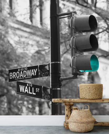 Papel de parede Broadway Road Sign