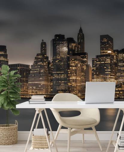 Moody Nedre Manhattan veggmaleri